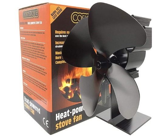 Cosystove 4 Blade Heat Powered Stove Fan