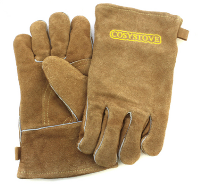 Cosystove Full Leather Heavy Duty Heat Resistant Gloves